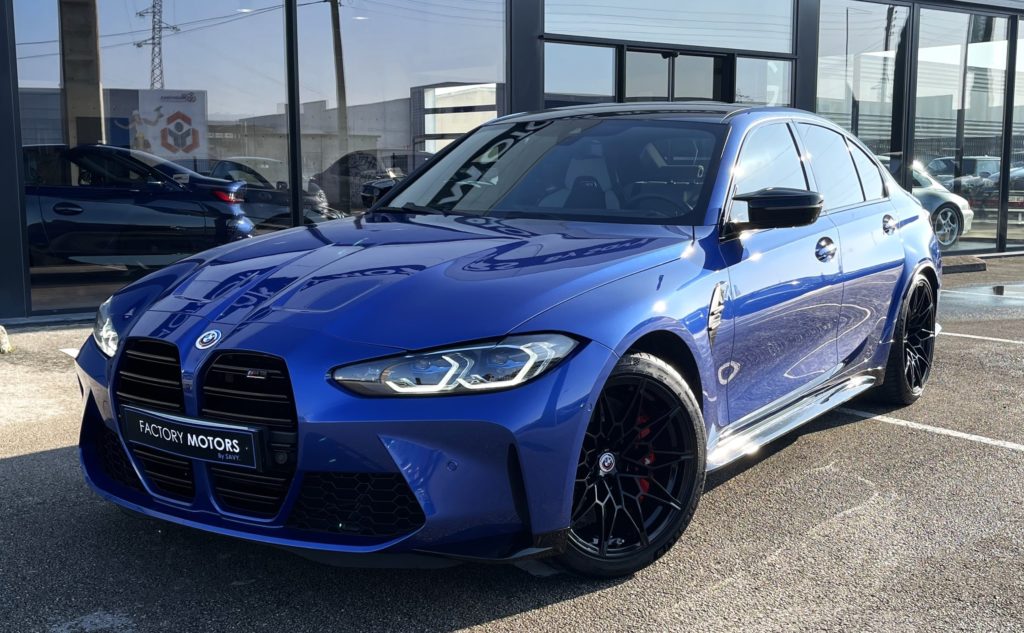 BMW M3 CPT xDrive G80 Bleue