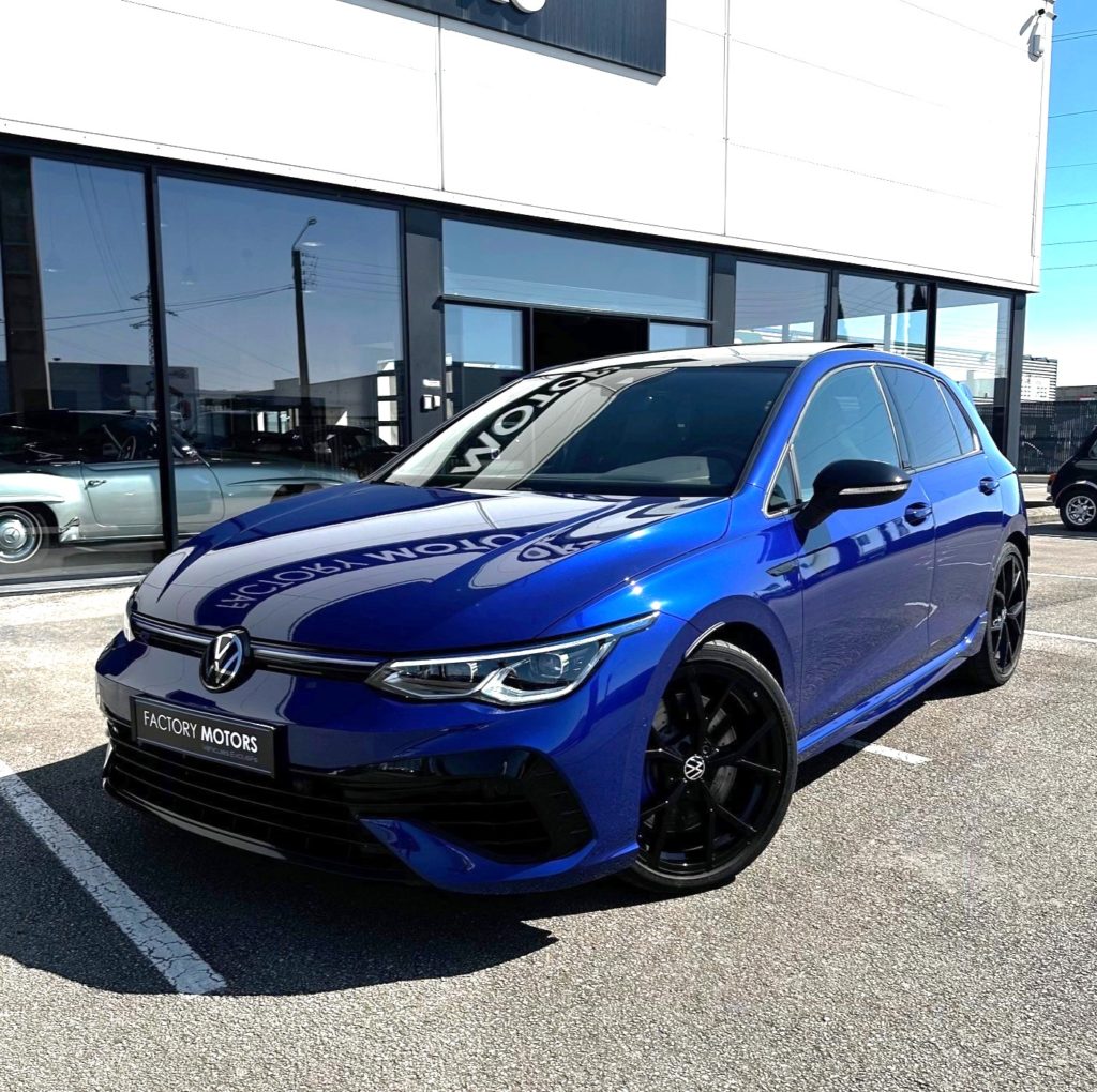 VW Golf 8 R 20 ans Bleue