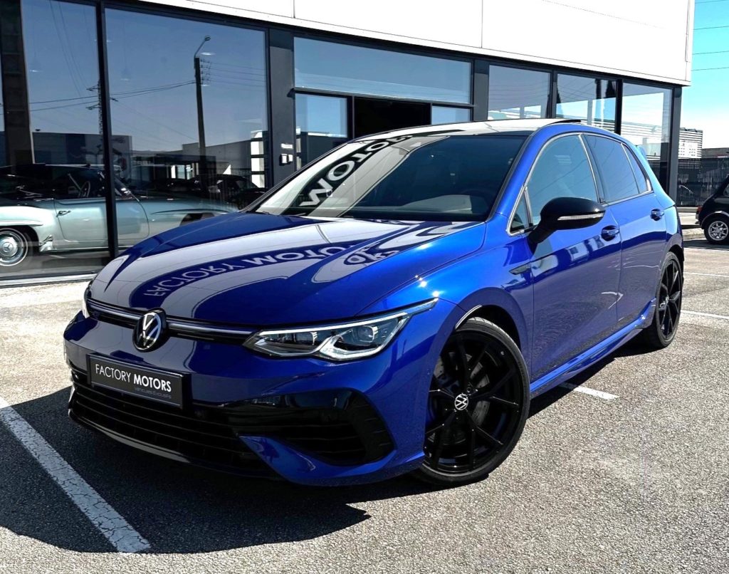 VW Golf 8 R 20 ans Bleue