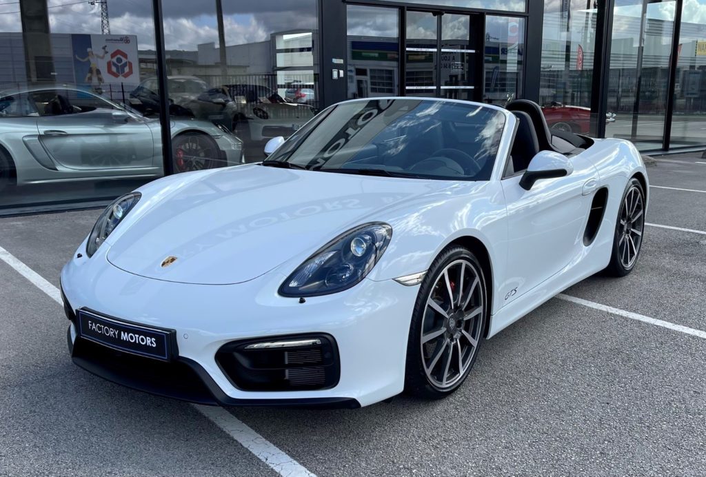 Porsche Boxster 981 GTS BLANC